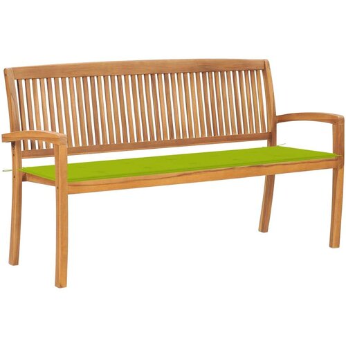  Klop z blazino 159 cm trdna tikovina Cene