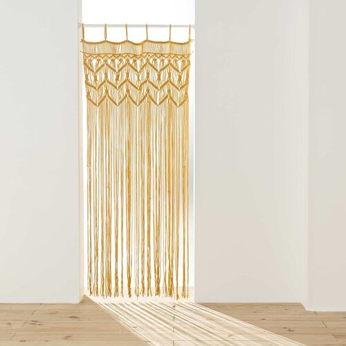Douceur d intérieur Rumena zavesa za vrata 90x200 cm Macarena – Cene