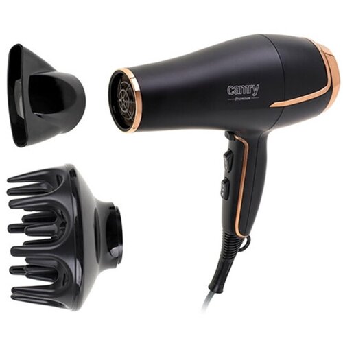 Camry CR 2255 hair dryer Black,Gold 2000 W Slike