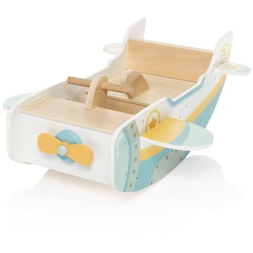 Zopa drvena njihalica Avion montessori Slike