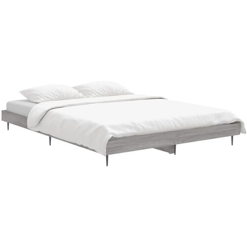  Okvir za krevet boja hrasta 140x190 cm od konstruiranog drva Slike