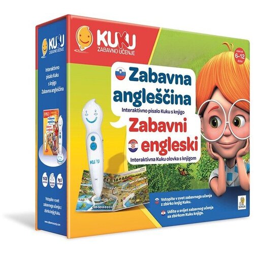 Kuku interaktivna olovka s knjigom - zabavni engleski Slike