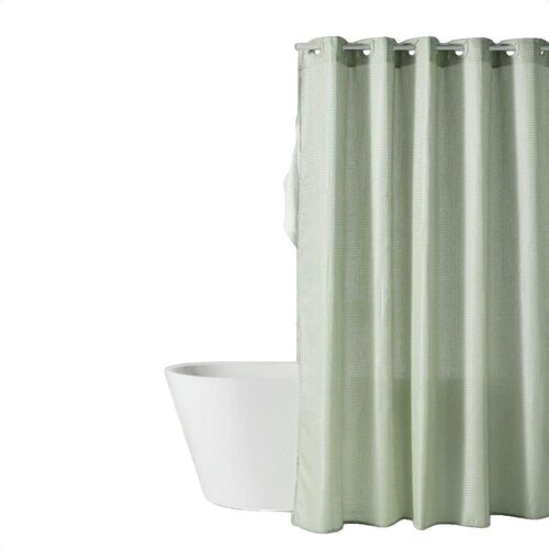 Today Zavese, žaluzije Rideau de douche Utility vert jacquard Zelena Slike