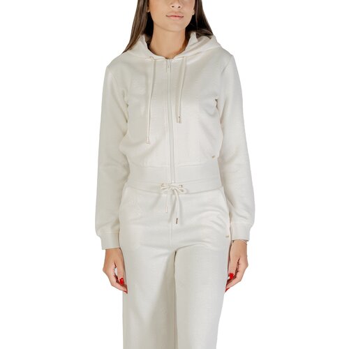 Guess 3D PEONY ZIPPER HOODIE JACKET V5YQ06 KBSL2 Bijela Slike
