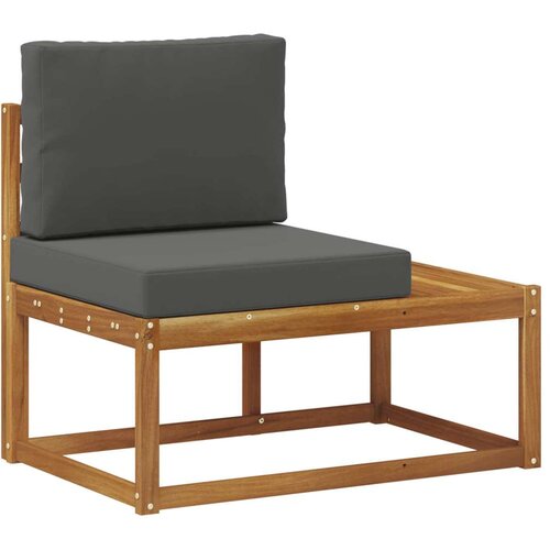  Set vanjskih sofa s jastukom 7 Komad Prirodna i antracit Slike