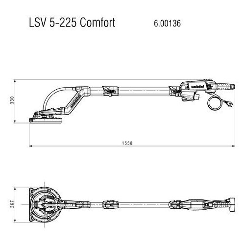 Metabo &amp;scaron;lajferica lsv 5-225 comfort 600136000 Slike