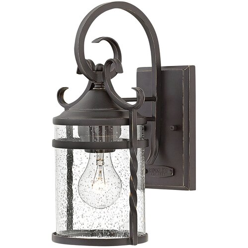 Elstead Lighting Casa Hinkley Zunanja stenska svetilka z 1 lučjo, starinska, črna, IP44, (22100102) Cene