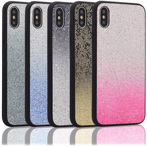  Maska za Samsung A9/ A920F/ A9s (2018) crno Midnight Spark srebrna Cene