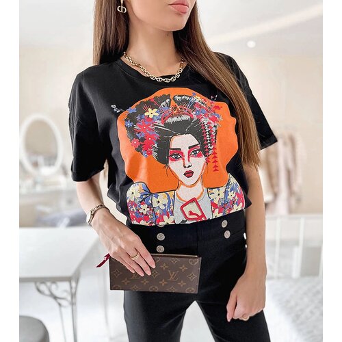 Gemre Black loose-fit t-shirt Ferrovia Cijene
