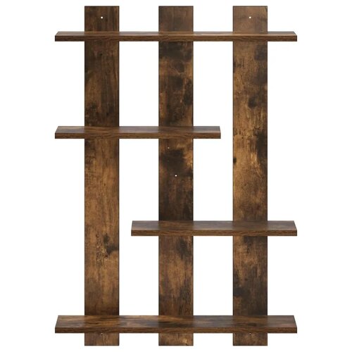  Zidna polica Dimljeni hrast 61 x 13 5 x 88 cm - Dimljeni hrast 61 x 13 5 x 88 cm Slike