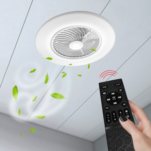 Toolight Luster s ventilatorom APP1551-C WHITE Slike