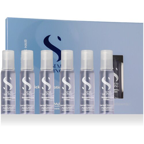 ALFAPARF MILANO Semi Di Lino Density Thickening Lotion serum za lase za oslabljene lase za zrele lase 6x13 ml za ženske Cene