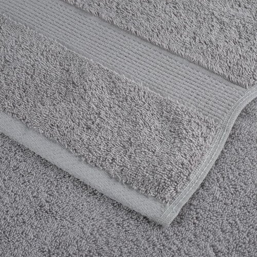  Ručnici za saunu SOLUND 4 kom sivi 80 x 200 cm 600 gsm Slike