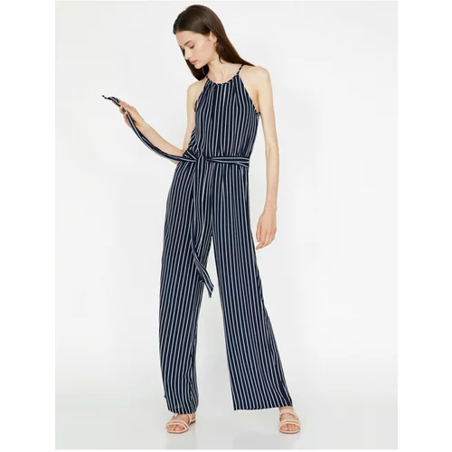 Koton Jumpsuit - Navy blue - Fitted