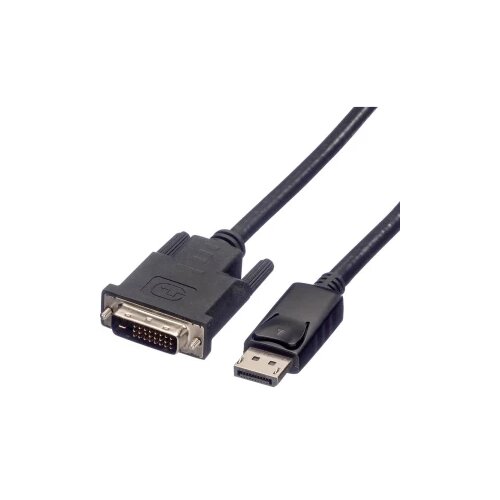 Roline DisplayPort / DVI adapterski kabel DisplayPort vtič\, DVI-D 24+1-polni vtič 3.00 m črna 11.04.5773 za&scaron;čiten DisplayPort kabel, (20418714) Cene