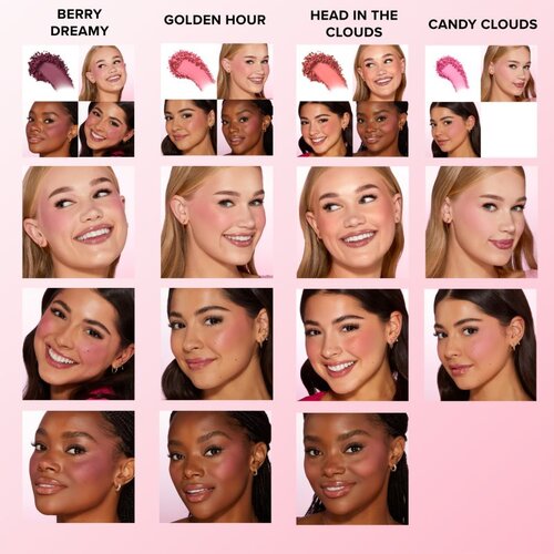 Too Faced Cloud Crush Blush kompaktno rdečilo z ogledalom odtenek Super Candy Clouds 5 g Slike