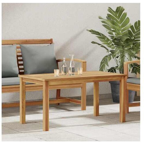 VidaXL Klubska miza Rjava 90 x 50 x 45.5 cm Trdna tikovina Slike