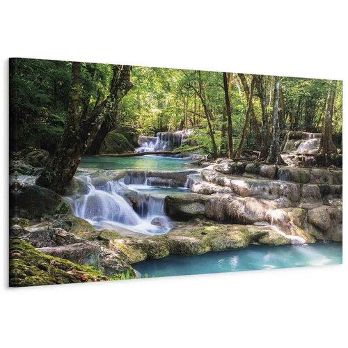  Slika - Nature: Forest Waterfall 135x45 Standard Cene