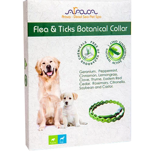  Arava Flea&Ticks Botanical, ovratnica proti klopom in bolham za pse