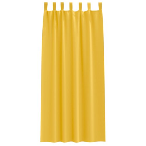  Zavjese 2 pcs žuta boja senfa 260 x 140 cm Poliester Slike