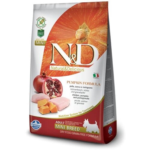 Farmina n&d mini adult hrana za pse, ukus piletine, bundeve i nara, 2.5kg Slike