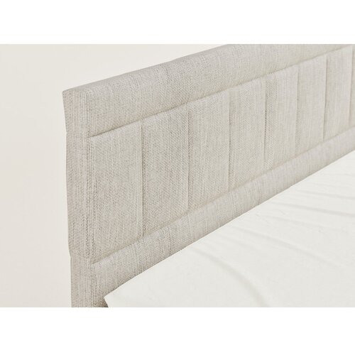 Maison de R&amp;ecirc;ve Bež boxspring postelja s prostorom za shranjevanje 200x200 cm Caya &amp;ndash; Slike