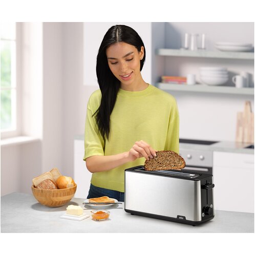 Braun HT1610BK PurShine Dolg ožicen crna toaster, 0X23010043 Slike