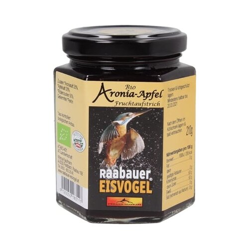 Raabauer Eisvogel Jabolčno sadni namaz iz aronije Slike