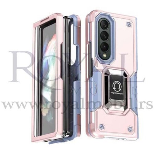 futrola armour sa prstenom za samsung galaxy z fold 4 roze gold Slike