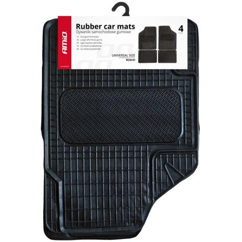  Set univerzalnih gumenih prostirki za automobil RCM-01 AMIO Slike