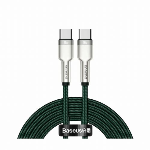 Baseus Kabel USB C-C 2m 100W 20V5A Cafule Metal zelen pleten Cene