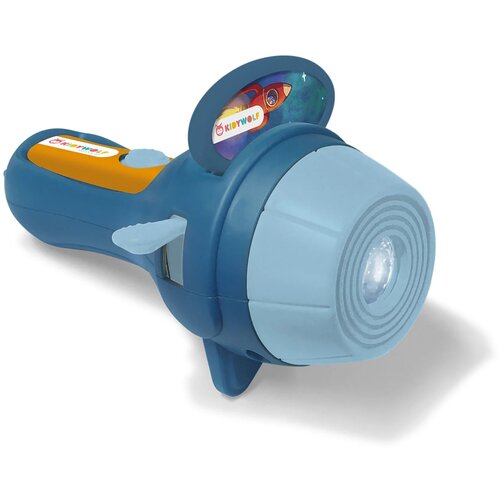 KIDYWOLF Projector Torch blue incl. 3 Picture Slides Slike