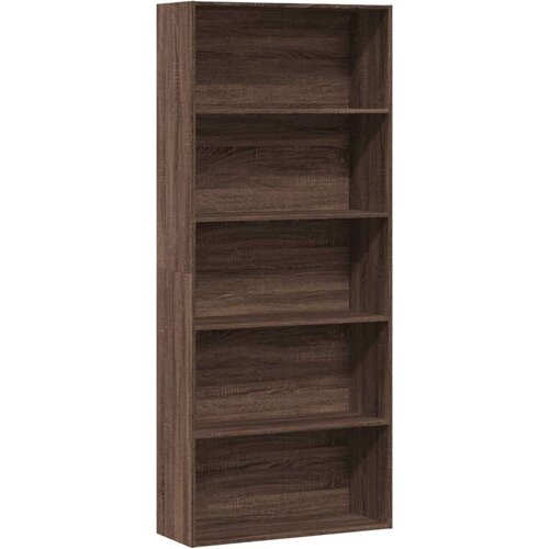 vidaXL Ormar za knjige smeđi hrast 80x30x189 cm izrađeno drvo Cene