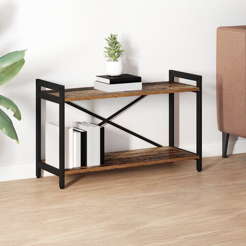 vidaXL Knjižna omara Star les 80 x 30 x 48.5 cm Konstruiran les Cene