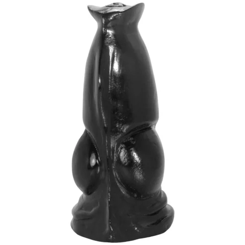 AnimHole Wolf - volčji penis dildo - 21cm (črn)