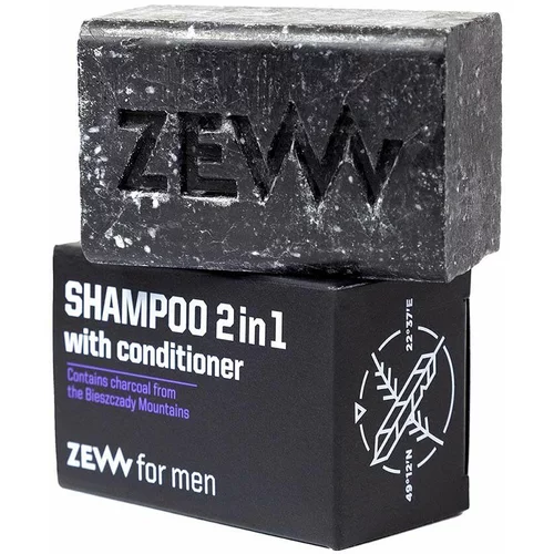 Zew For Men Šampon in balzam 2 v 1 z ogljem iz gorovja Bieszczady 85 ml