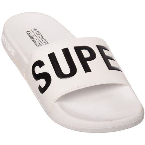 Superdry ženske papuče code core pool slide bele Slike