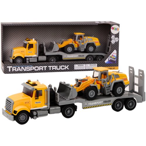 Lean_Toys Rumeni tovornjak Lora z bagrom Slike