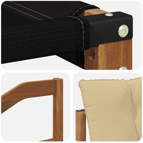  Set vanjskih sofa 9 kom. Prirodna i bež Smeđa 404 x 245,5 x 73 cm Slike