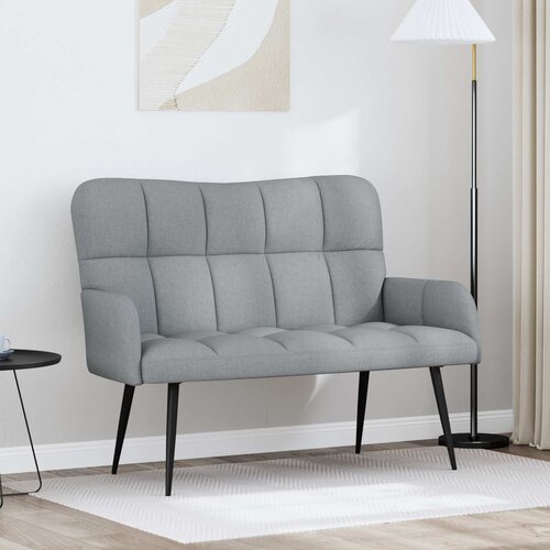 SOFA za dvije osobe Svjetlosiva 115 x 61 x 87 cm Tkanina Cijene