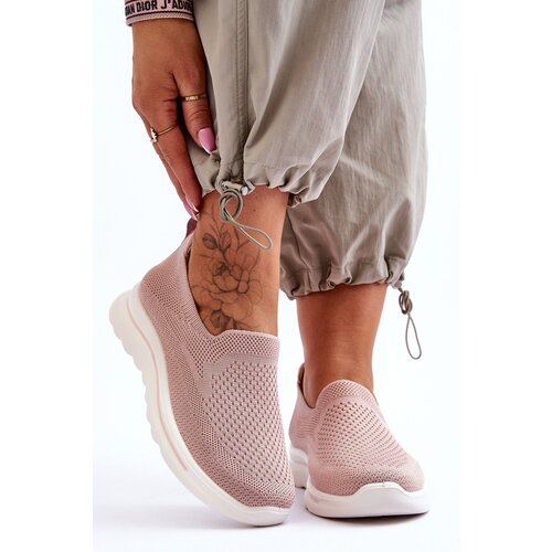 EVENTO PE1 Women&amp;#039;s Textile Slip-on Sneakers Pink Adiora Slike