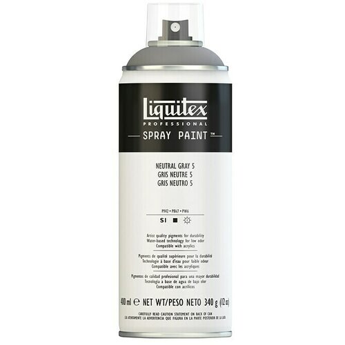 LIQUITEX Professional Sprej u boji (Neutralno siva, 400 ml) Slike