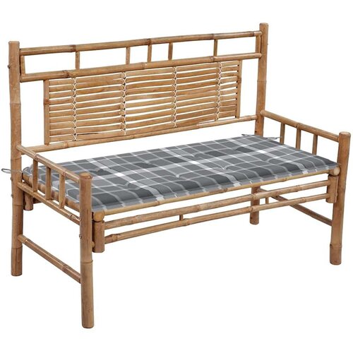  Klupa s jastukom 120 cm od bambusa Cene
