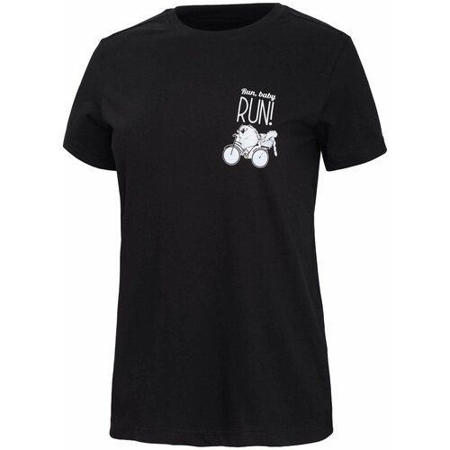  ženska majica run baby t-shirt - crna Cene