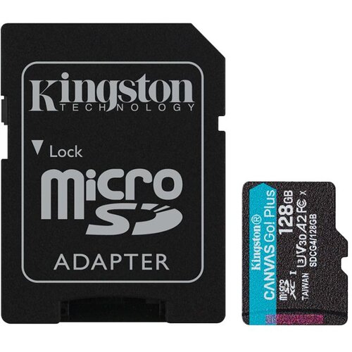  Micro SDXC card Kingston 128GB Canvas GoPlus... Cene