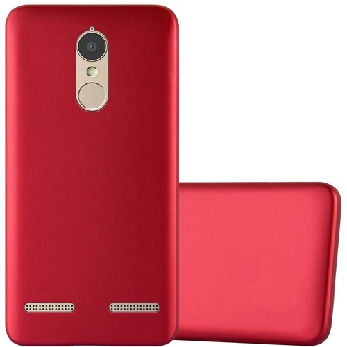 Cadorabo Case, združljiv z Lenovo v kovinsko rdeči - za&scaron;čitni pokrov, narejen iz fleksibilnega silikona TPU, (20595429) Cene