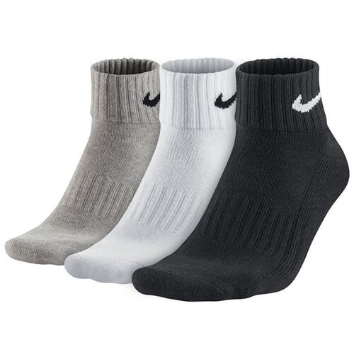 Nike unisex čarape 3PPK VALUE COTTON QUARTER (S M) SX4926-901 Slike
