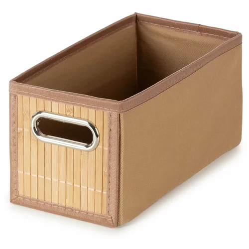 Compactor Škatla za shranjevanje iz bambusa v naravni barvi 15x31x15 cm –