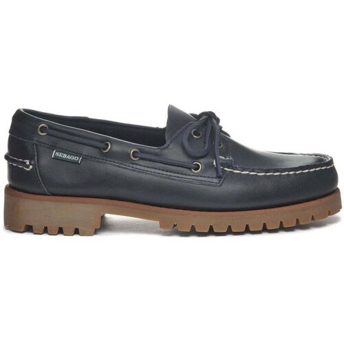 Sebago Mokasini &amp;amp; Jadralni čevlji Ranger Waxy Navy pisana Slike
