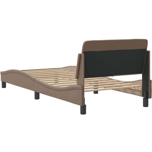  Okvir za krevet s uzglavljem cappuccino 80x200 cm umjetna koža Slike